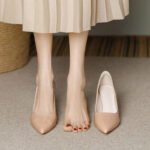 Nude high heels for women - Image 7