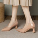 Nude high heels for women - Image 5