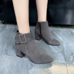 Korean autumn and winter new pointed - Image 2