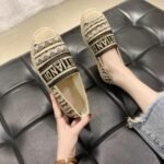 flat-bottomed small fragrance style embroidery lazy one-step closed-toe shoes women summer loafers wholesale - Image 7