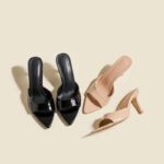 Patent leather high-heeled sandals 2025 - Image 5