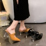 new pointed mules all-match high heels - Image 6