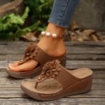 casual breathable flower sandals slippers for outdoor beach vacation - Image 6