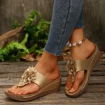 casual breathable flower sandals slippers for outdoor beach vacation - Image 4