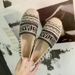 flat-bottomed small fragrance style embroidery lazy one-step closed-toe shoes women summer loafers wholesale - Image 2