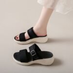 Home Indoor Platform Heightening Thick-soled Slippers Women's - Image 4