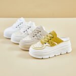 Shoes for women 2025 new thick-soled inner height-enhancing half-slippers - Image 6