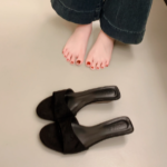 French simple leopard print flip flops - Image 4