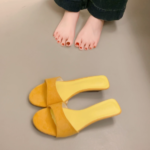 French simple leopard print flip flops - Image 2