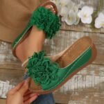 leisure retro flower lightweight leisure sandals for women - Image 8