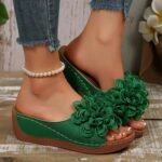 leisure retro flower lightweight leisure sandals for women - Image 5