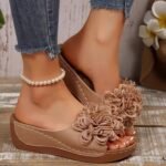 leisure retro flower lightweight leisure sandals for women - Image 3