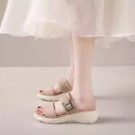 Home Indoor Platform Heightening Thick-soled Slippers Women's - Image 3