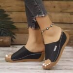 lightweight casual breathable sandals wedge heel thick bottom outdoor slippers - Image 10