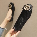 Breathable Work Flat Thick Heeled Soft Sole Non-slip Small Size Single-layer Shoes plus size Women's Shoes - Image 4