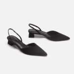 Simple Pointed Toe Square Heel Sandals Women's High Heel Strap Fashion Women's Shoes