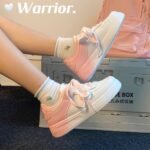 Gradient color white shoes for women - Image 2