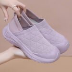 Women's shoes all-match autumn new style fly woven breathable casual shoes