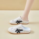 new mesh breathable thick sole casual women's shoes slip-on slippers - Image 3