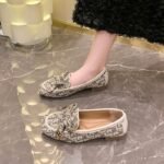 Internet Celebrity Versatile Square-Toe Soft-Soled Beanie Shoes for Women - Image 2