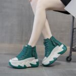 winter new niche high-top women's shoes thick-soled casual versatile sports shoes - Image 8