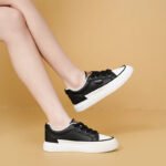 summer solid color heightened thin bottom shoes versatile leather surface wear-resistant versatile - Image 5
