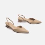 Simple Pointed Toe Square Heel Sandals Women's High Heel Strap Fashion Women's Shoes - Image 3
