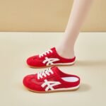 new mesh breathable thick sole casual women's shoes slip-on slippers