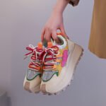 Niche design color matching fashion dad shoes women 2025
