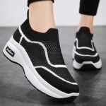Women's autumn new thick-soled casual shoes, soft-soled comfortable height-increasing shoes