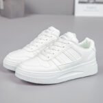 New spring style white sneakers for women, trendy sports shoes - Image 4