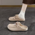 New Style Half-Touch Birkenstock Shoes Women's Loafers Single Shoes - Image 3