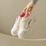 White Sneakers for Women, Thick Sole, Height Increasing, Sporty Sneakers, - Image 10