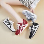 women's platform sneakers, student sports running  casual shoes - Image 5