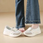 Korean style women's sneakers, trendy student sports - Image 6