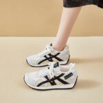women's platform sneakers, student sports running  casual shoes - Image 3