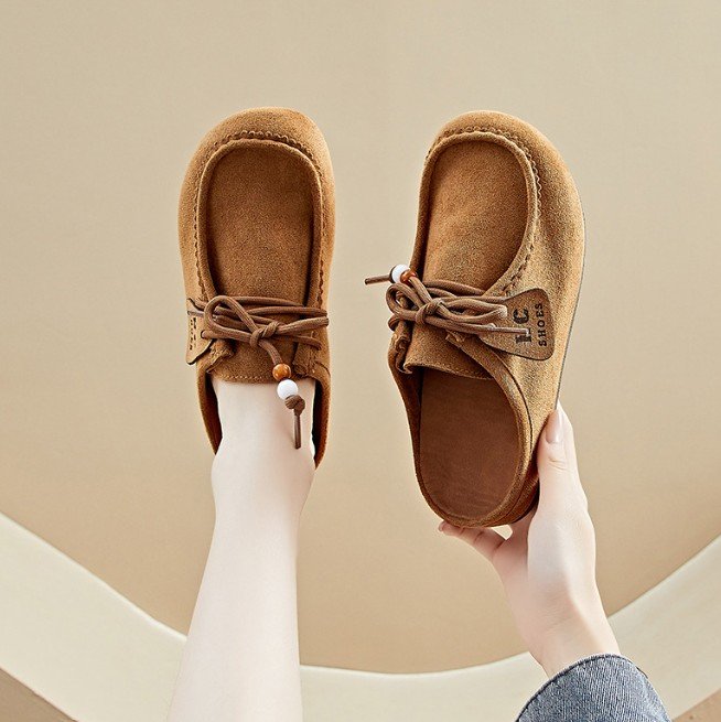 Screenshot 2025-11-20 154315 New Style Half-Touch Birkenstock Shoes Women's Loafers Single Shoes - Image 1