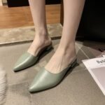 New style women's slippers with pointed toe, Korean style, versatile, trendy, suitable for outdoor wear - Image 4