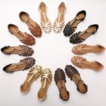 Woven Hollow Flat Toe-Cap Sandals for Women, Summer Outerwear, - Image 5