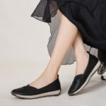 Amazon Beans Shoes Embroidered Vintage Hanfu Embroidered Soft Bottom Casual Shoes