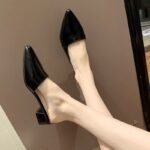 New style women's slippers with pointed toe, Korean style, versatile, trendy, suitable for outdoor wear - Image 3
