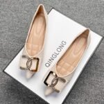new style, shallow mouth, pointed toe, all-season, versatile, soft sole, plus size, comfortable women's shoes.