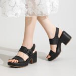 Summer Thick-Soled Sandals for Women, Casual and Comfortable Large Size Velcro Sandals, Drop Shipping - Image 10
