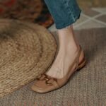 Baotou Soft Leather Sandals Women's Horsebit Buckle 2026 Summer New Retro French Flats Shoes Fairy Shoes - Image 3