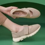 Non-Slip Breathable Women's Single Shoes with Color-Blocking Design - Image 2