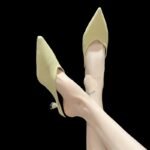 Women's Summer Fashionable Slippers with Pointed Toe, Stiletto Heel, Mules, Versatile, Perfect for Wearing - Image 5