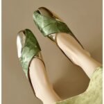 New Chinese Style Closed-Toe Half-Slip Slippers for Women, Summer - Image 8