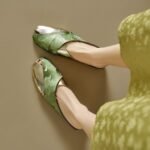 New Chinese Style Closed-Toe Half-Slip Slippers for Women, Summer - Image 3