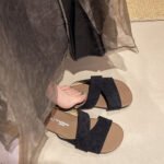 Unique Designer Round-Toe Open-Toe Flat Sandals for Women - Image 10