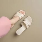 New Style, Slip-On, Height-Increasing, Chunky Heel, Suitable for Pairing with Dresses, Pop-Style Thick - Image 5
